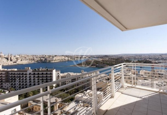 Seafront Apartment for Rent in Sliema