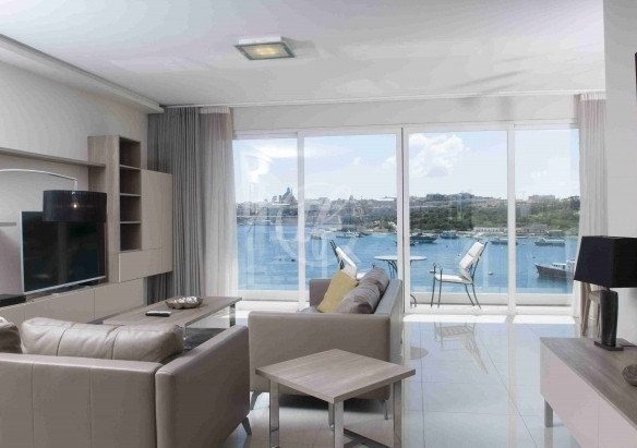 Seafront Apartment for Rent in Sliema