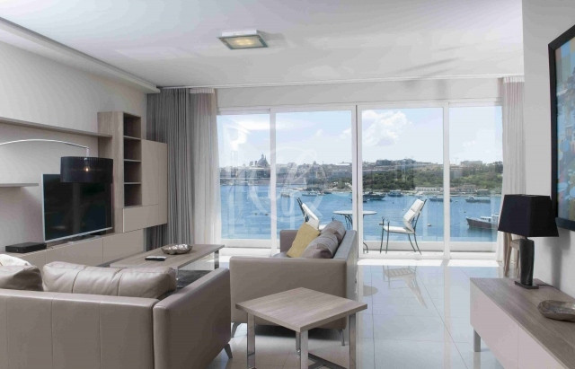 Seafront Apartment for Rent in Sliema