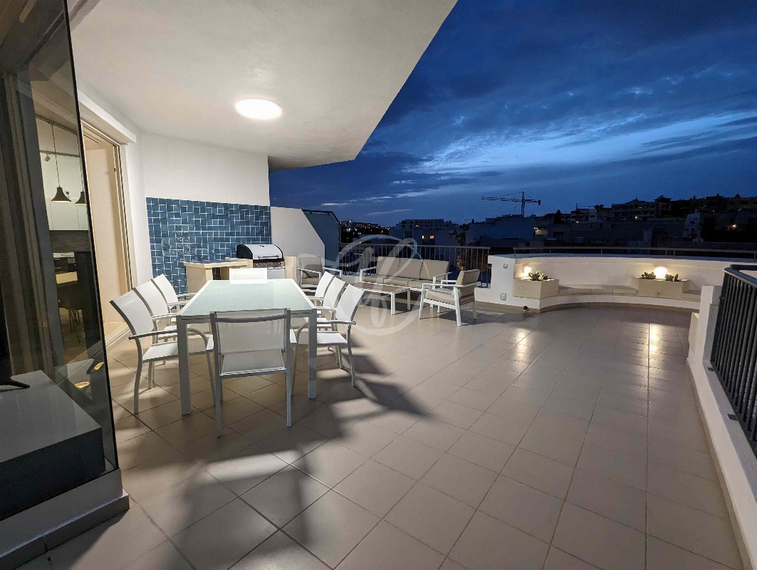 Modern Penthouse for Rent in Gzira