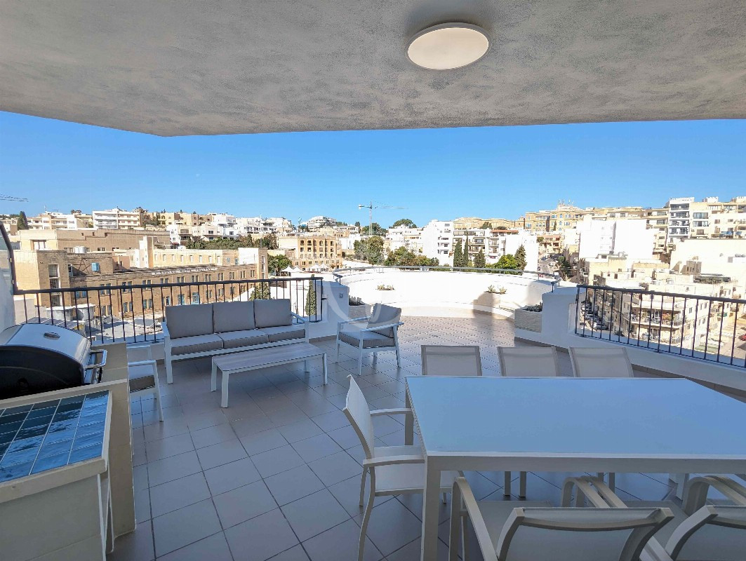 Modern Penthouse for Rent in Gzira