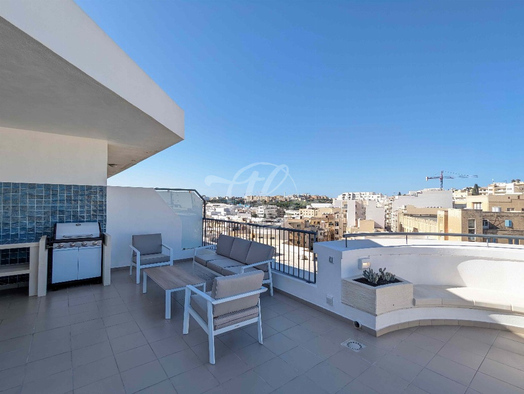 Modern Penthouse for Rent in Gzira