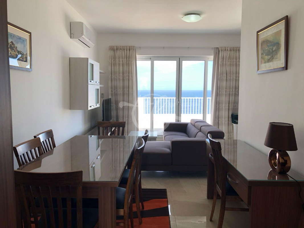 Seafront Penthouse for Rent in Sliema