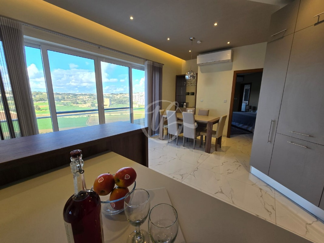 Seafront Penthouse for Rent in Marsascala