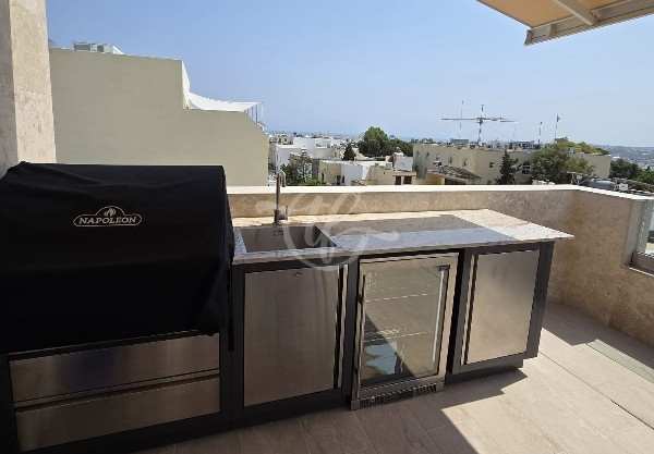 Highly Finished Penthouse for Rent in Kappara